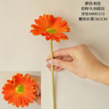 2021Manufacturer's home decoration artificial flower wholesale simulation flower cross border gerbera flower