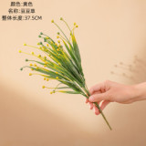 Simulated Florist family made flowers and green plants wholesale wedding cross border decorations Doudou grass with grass