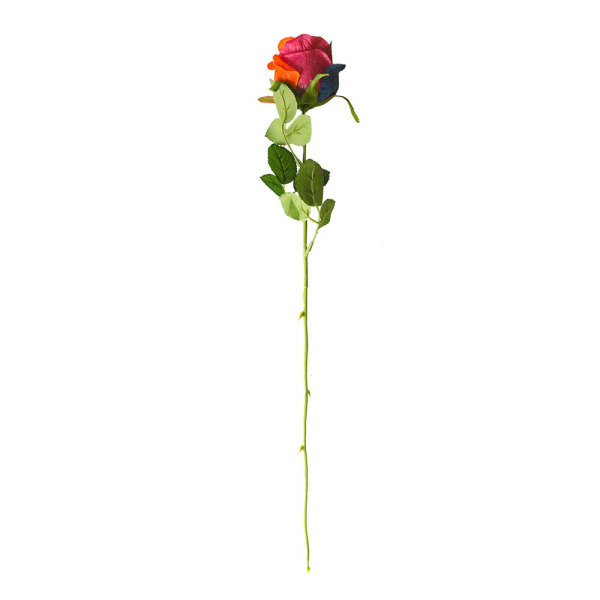 2021Manufacturers wholesale wedding decorations cross border color rose simulation flowers