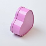 New product high quality wedding gift box colorful heart-shaped wedding candy tin box for party