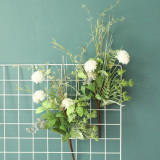 2021Cross border wedding decorations Clematis simulation flower manufacturer fake flower green plant wholesale