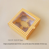 Wholesale Paper Cake Package Box With Window Wedding Cookie Box Kid Gift Box