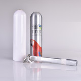 Quick shipment aluminum aerosol can fire extinguisher with cover 250ml 440ml maquina manual de llenado de liquido para aerosol