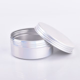 Shining New Coming sale aluminum canister jar custom size High Quality 8oz round aluminum can tin candle jars