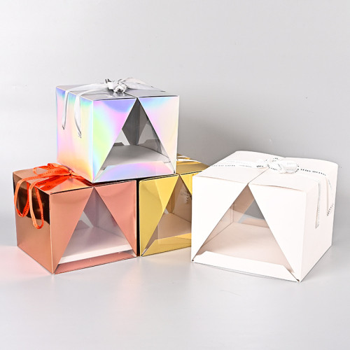 Custom Paper Package Design Box Cake Box Gift Boxes Folding