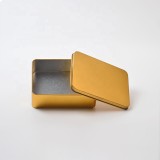 Wholesale rectangular watch packaging box new creative tinplate rectangular metal tin box