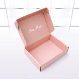 Shipping Boxes Custom Logo Folding Carton Shoe Box Corrugated Box Gift Wig Packaging