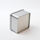 Silver Special Design High Quality Square Gift Metal Tin Box For Cookie
