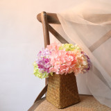 2021Simulated flower plant wall wedding handhold flower family background flower wall photography set Hydrangea