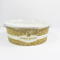 ice cream cup paper cups bowls for frozen yogurt double pe coated paper with spoon
