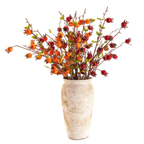 2021Manufacturers wholesale artificial flowers simulation green plants wedding decoration crafts Hawthorn