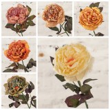 2021Imitation flower manufacturer home decoration wholesale wedding imitation dried flower Peony