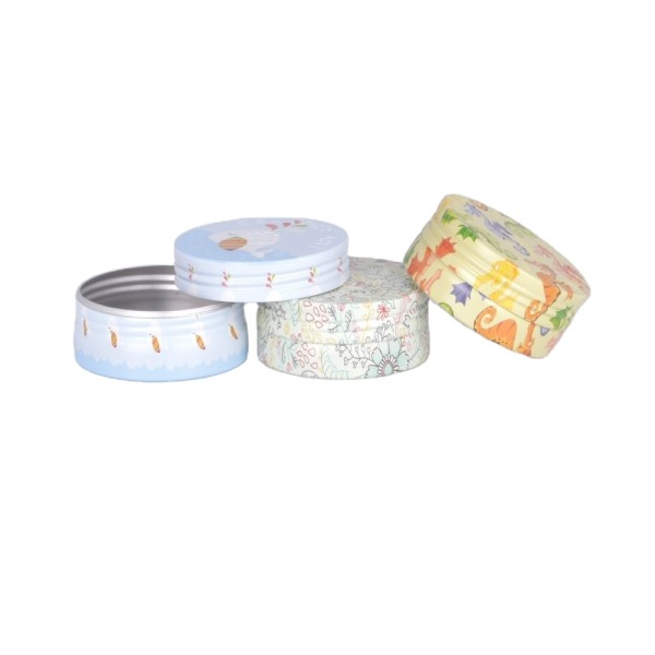 100ml Any Color Personal Care Cosmetic Use Aluminum Round With Screw Eye Shadow Cream Case 15g Lip Balm Tin