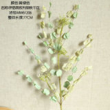 Manufacturer simulation flower cross border wedding wholesale home decoration elotti single branch dry flower