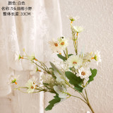 Chrysanthemum oil painting Ono simulation flower green plant wholesale wedding decorations