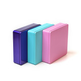 Acceptable Customer'S Logo Custom Food Grade Square Cookie Tin Box