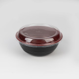Microwave safe disposable  Redblack soup bowl