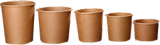 Custom Eco Friendly Disposable Hot Soup Bowls Biodegradable Kraft Paper Cup