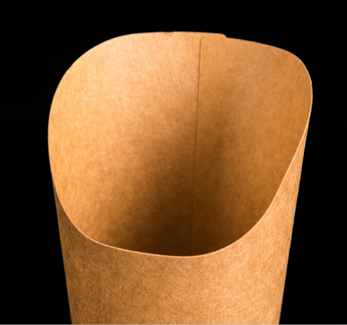French fries snack kraft paper cup customized paper cup wholesale