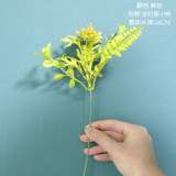Wholesale wedding gem lotus simulation flower manufacturers cross border artificial flowers and green plant decorations