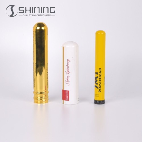 Custom cigar packaging aluminum tube with customized logo