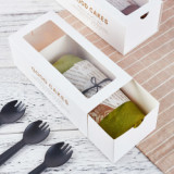 Wholesale Cake Box With Window Sweet Food Candy Cookie Paper Box Sushi Paper Box