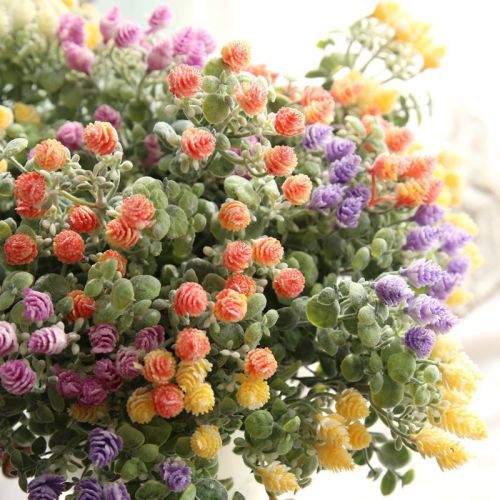Manufacturer small fresh grass foreign trade simulation flower wholesale pastoral wedding family decoration Milan Bayberry