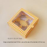 Wholesale Paper Cake Package Box With Window Wedding Cookie Box Kid Gift Box