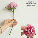 Night rose simulation flower manufacturer home decoration wedding holding flower wall single head small tea rose