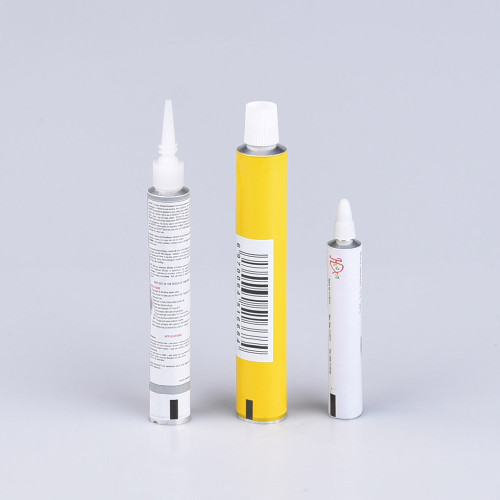 wholesales 15ml 22ml 100ml aluminum collapsible dye tube aluminum tube for hair dye cream aluminum tube