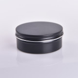 Shining New Design aluminum jar  candle jar aluminum canister 6oz seamless aluminum can metal jar