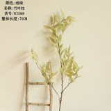 2021Home wedding decoration hand held flower imitation flower rose wall bamboo leaf branch