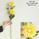 Multi head Dahlia imitation flower manufacturer family decoration wedding holding flowers road leading flower wall plants