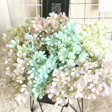 Simulated flower manufacturer's family decoration wedding holding flowers road guiding wall plum flowers and grass