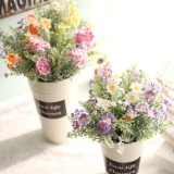 Manufacturer small fresh grass foreign trade simulation flower wholesale pastoral wedding family decoration wild chrysanthemum