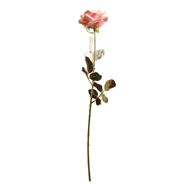 2021Manufacturers wholesale simulation flowers wedding decorations cross-border green plants snow roses