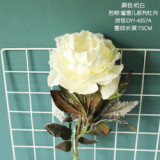 2021Manufacturer wholesale simulation flower home decoration cross border Wedding Christmas snow Peony