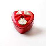 Valentine's Day Gift Heart Shape Chocolate Candy Metal Tin Box Gift Box