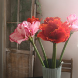 And hoof lotus simulation flower manufacturer family decoration wedding holding flower road leading flower Zhuding red