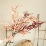 2021Home wedding decoration hand held flower imitation flower rose wall bamboo leaf branch