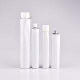 Shining aluminium cosmetic tube toothpaste packaging Aluminum soft tube empty lip balm aluminum squeeze tube