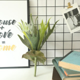 2021Simulated flower fleshy plant wedding family background flower wall green plant antler leaf