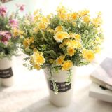 Manufacturer small fresh grass foreign trade simulation flower wholesale pastoral wedding family decoration wild chrysanthemum