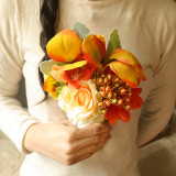 2021Cross border wholesale home decoration simulation flower wedding Jasmine fruit bundle