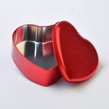 Custom large heart shaped printed jewelry gift tin box