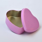 New product high quality wedding gift box colorful heart-shaped wedding candy tin box for party