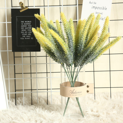2021Simulation flower manufacturer home decoration wedding holding flower wall plant wall grain with grass