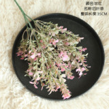 2021Wholesale simulation flower home decoration wedding plant wall holding flower lucky clover
