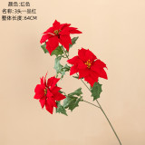 2021Manufacturers wholesale home decoration cross border wedding simulation flowers Christmas flowers