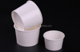 Hot sell disposable biodegradable eco friendly sustainable ice cream paper packaging container box with plastic lids tubs